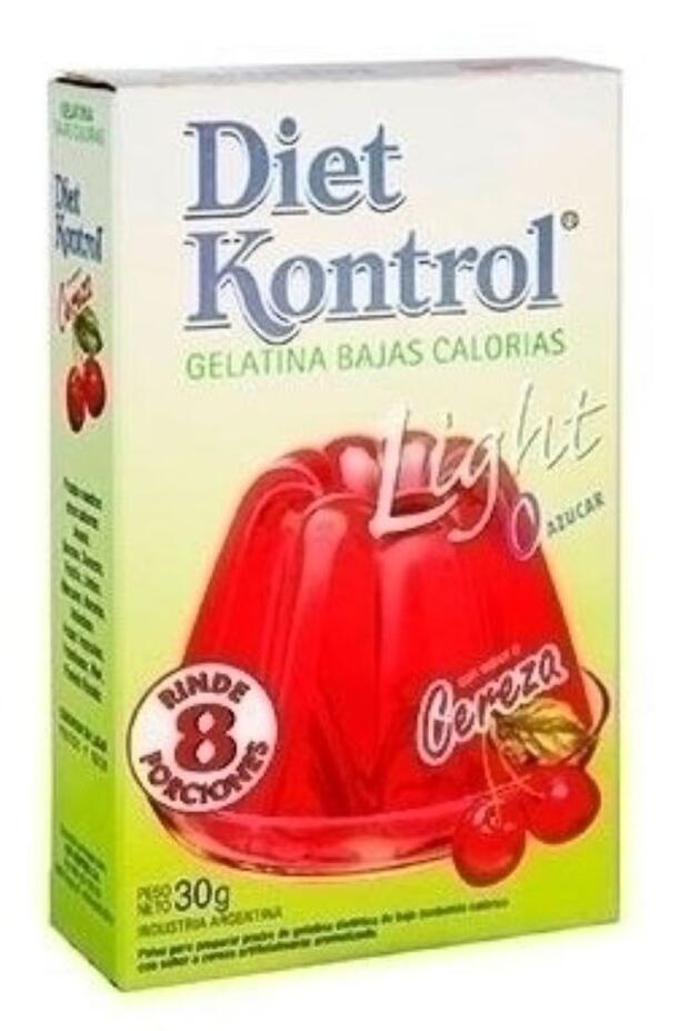 Gelatina Cereza x 30 gr Diet Kontrol