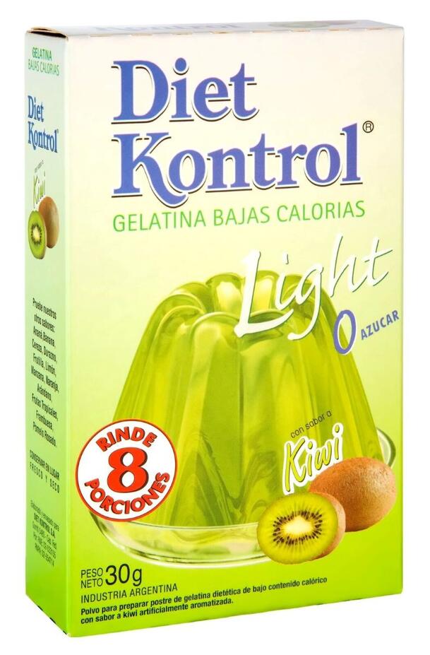 Gelatina Kiwi x 30 gr Diet Kontrol