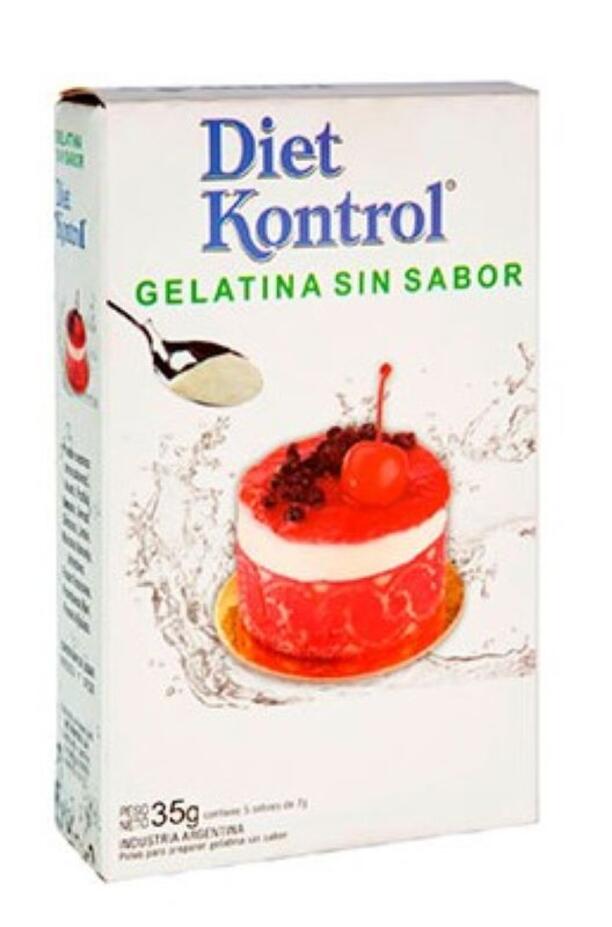 Gelatina Sin Sabor x 35 gr Diet Kontrol