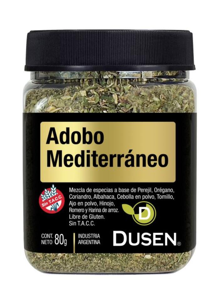 Adobo Mediterráneo x 80 gr = Dusen