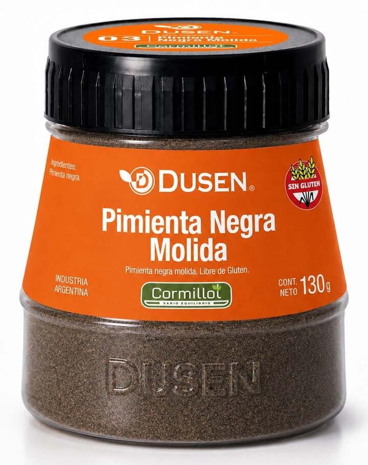 Pimienta Negra Molida x 130 gr - Dusen