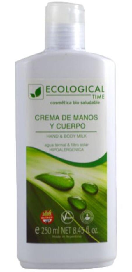 Hand and Body Milk x 200 ml - Ecological Time