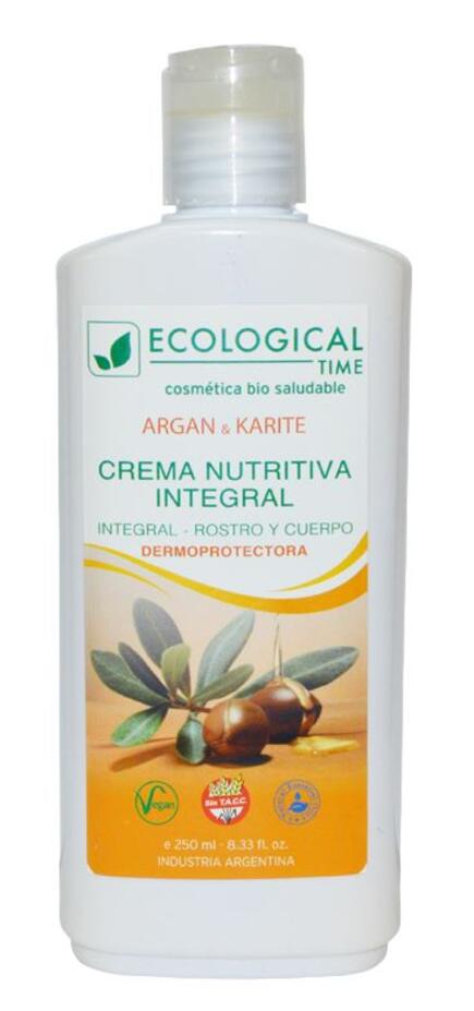 Crema Nutritiva Integral Argán y Karité x 200 ml - Ecological Time