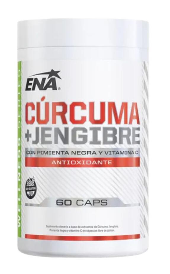 Cúrcuma + Jengibre y Pimienta x 60 caps ENA