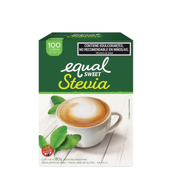 Equalsweet Stevia x 100 sobres