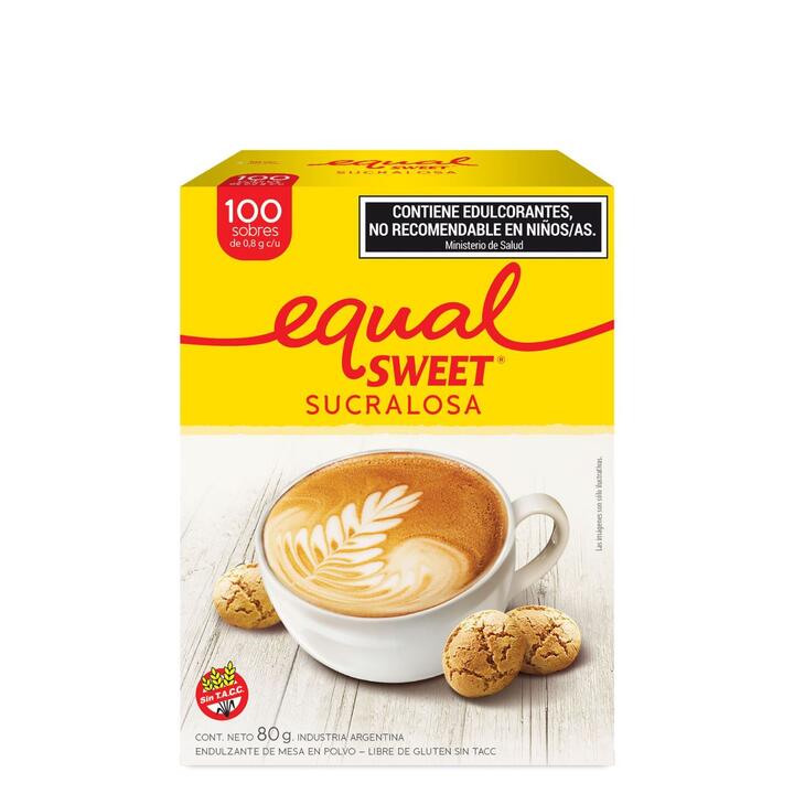 Equalsweet Sucra x 100 sobres