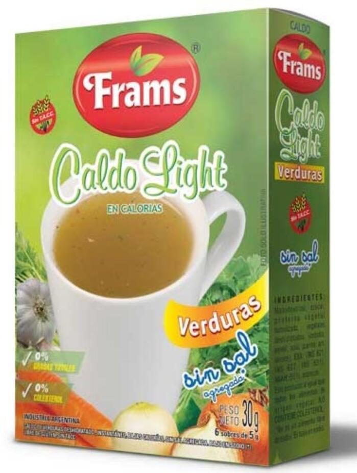 Caldo Verdura Sin Sal X 30 gr Frams