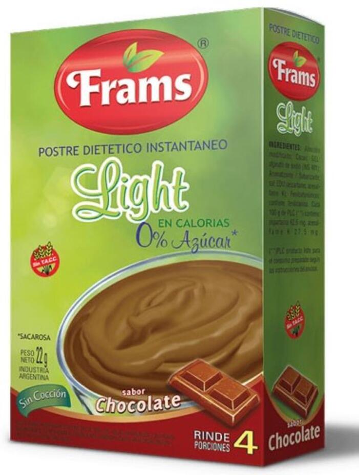 Postre Chocolate x 22 gr Frams