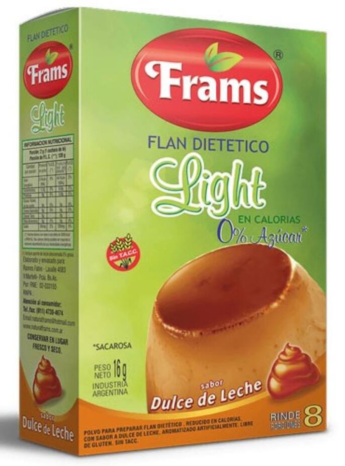 Flan Dulce de Leche x 16 gr Frams