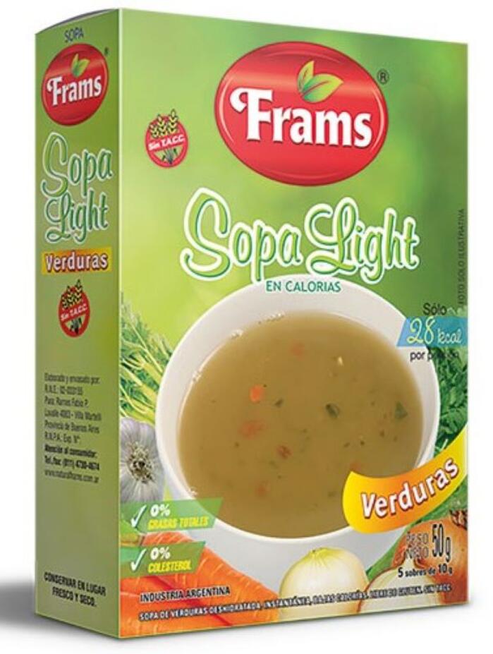 Sopa Verdura Con Sal x 50 gr Frams