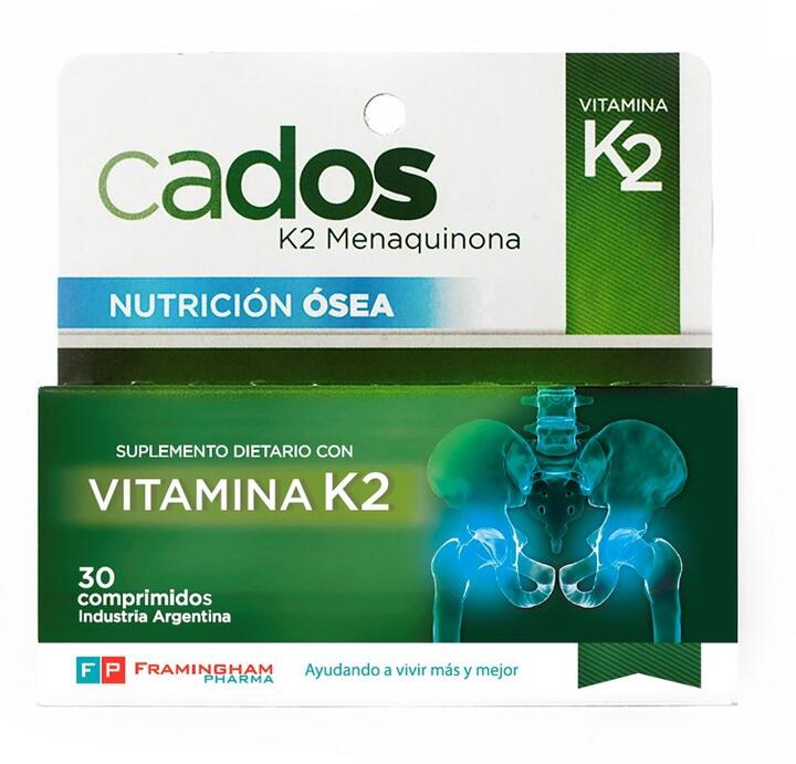 Cados Vitamina K2 x 30 comp = Framingham