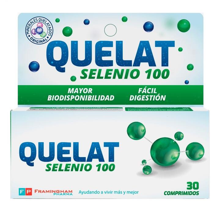 Quelat Selenio x 30 comp = Framingham