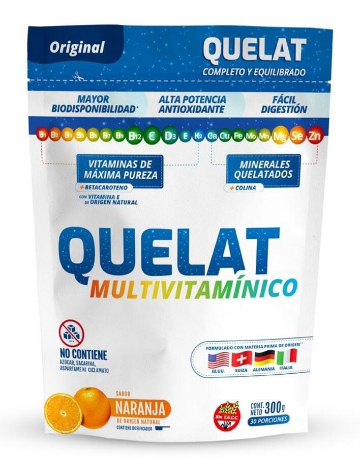 Quelat Multivitamínico x 300 gr = Framingham