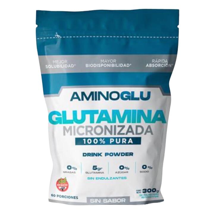 Aminoglu Glutamina Micronizada x 300 gr = Framingham Pharma