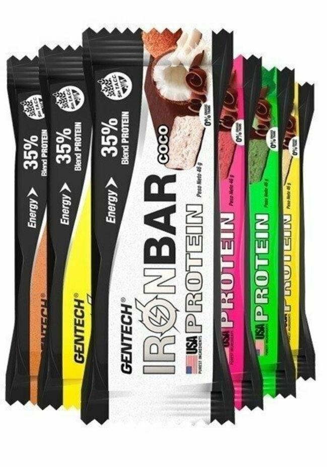 Iron Bar Chocolate x 10 unid = Gentech