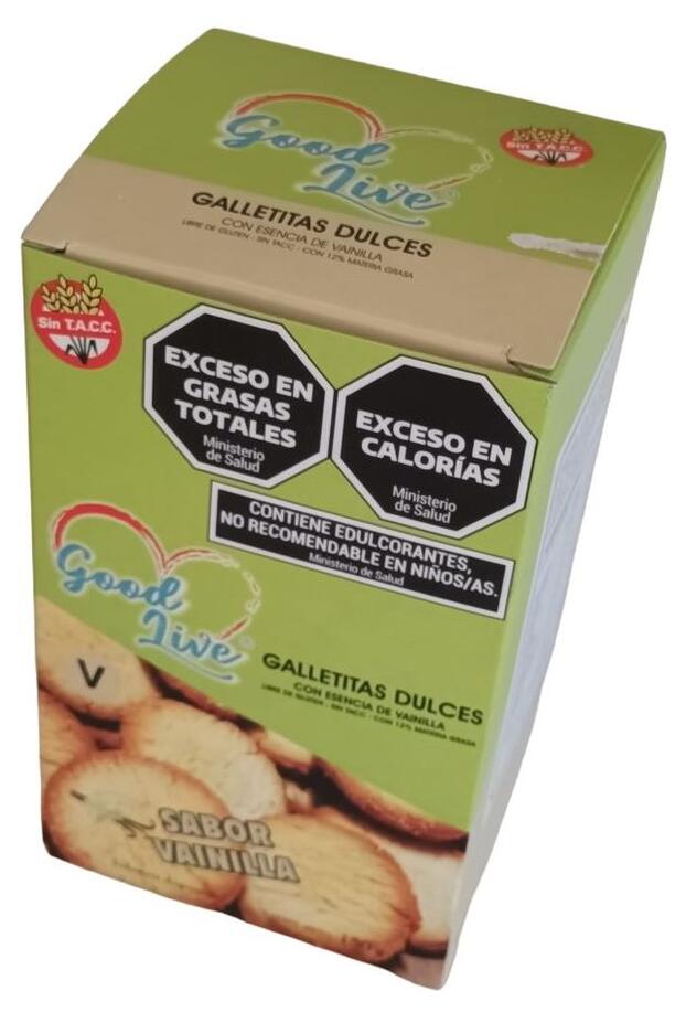 Galletitas Vainilla Con Stevia x 150 gr Good Live