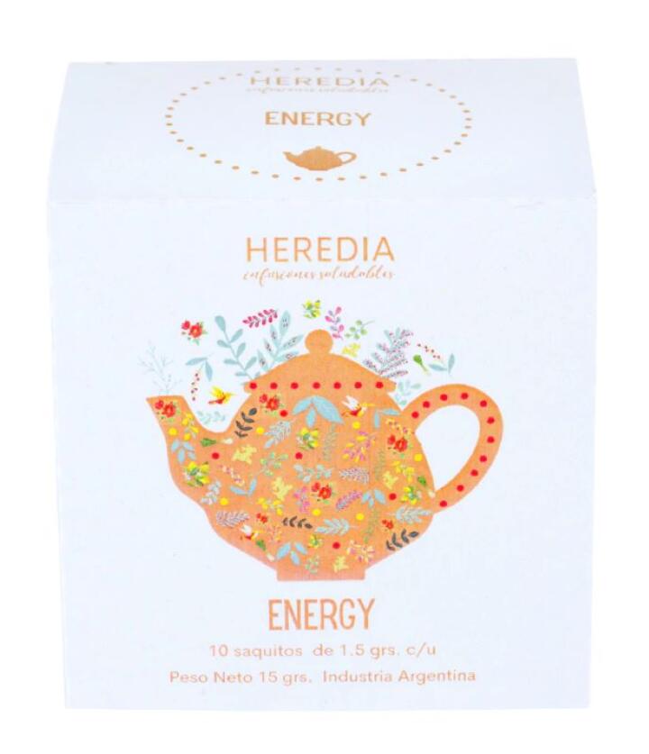 Te Energy x 10 saq = Heredia