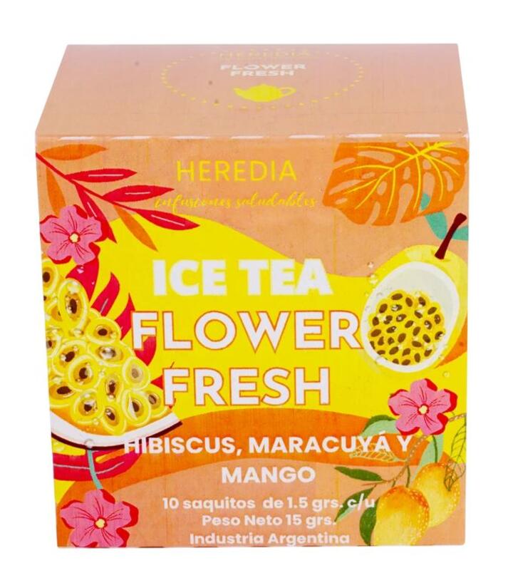 Te Ice Flower Fresh Maracuya x 10 saq = Heredia