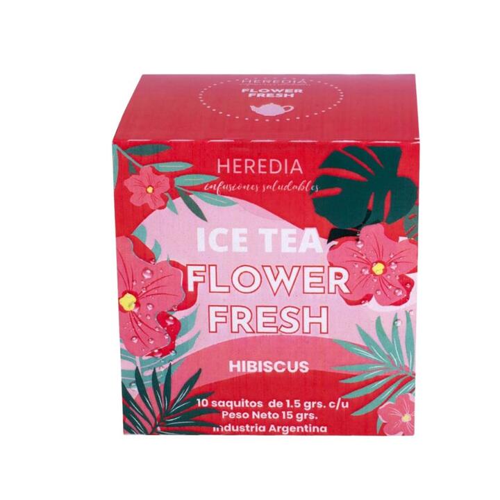 Te Ice Flower Fresh Hibiscus y Pera x 10 saq = Heredia