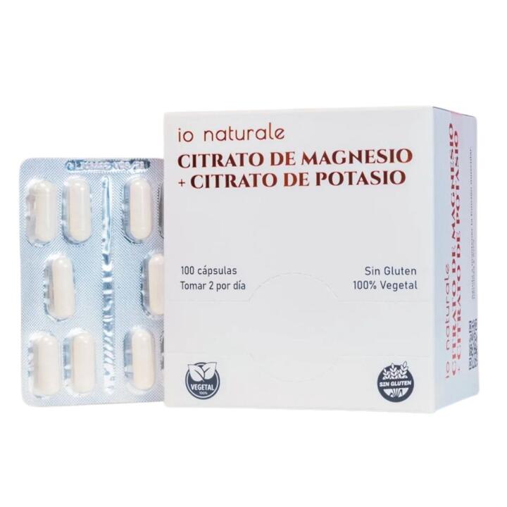 Citrato de Magnesio + Citrato de Potasio x 100 caps - Io Naturale