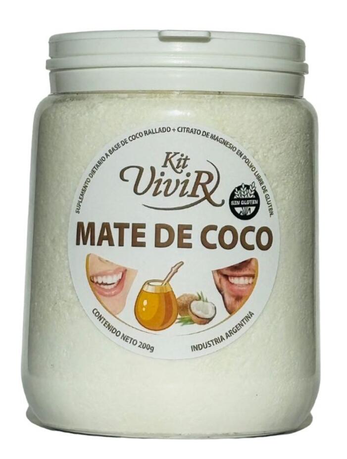 Mate de Coco + Citrato de Magnesio x 33 porc = Kit Vivir