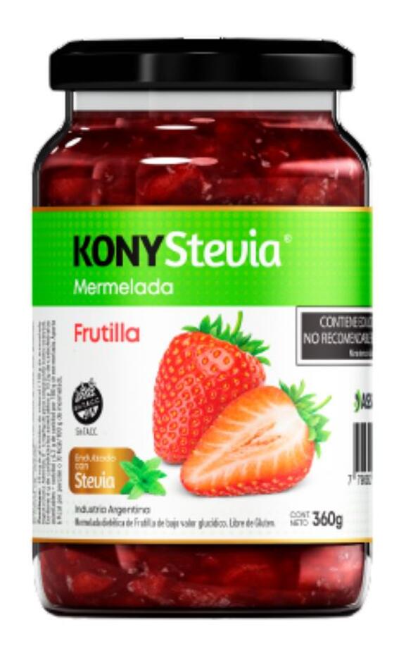 Mermelada con Stevia Frutilla x 360 gr  - Kony