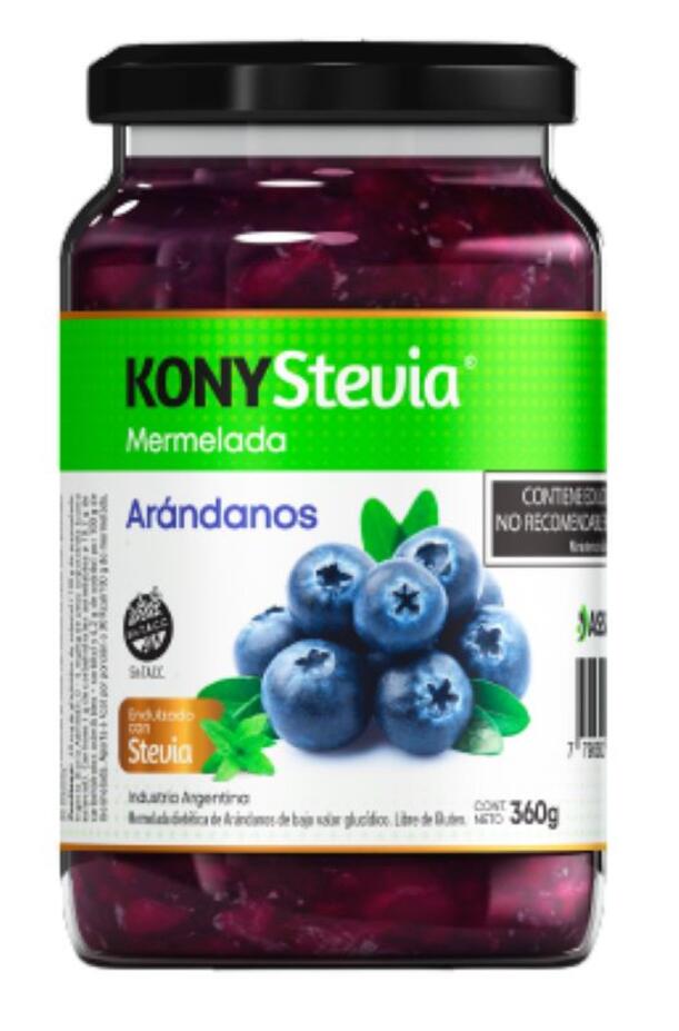 Mermelada con Stevia Arándanos x 360 gr - Kony