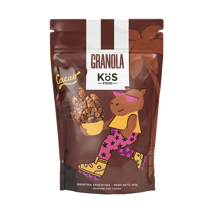 Granola Cacao x 400 g KöS Food