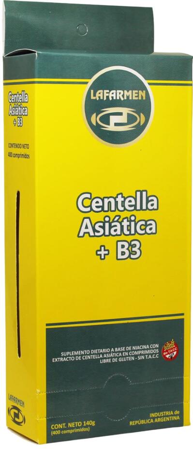 Centella Asiática 40 Blíster x 10 comp - Lafarmen