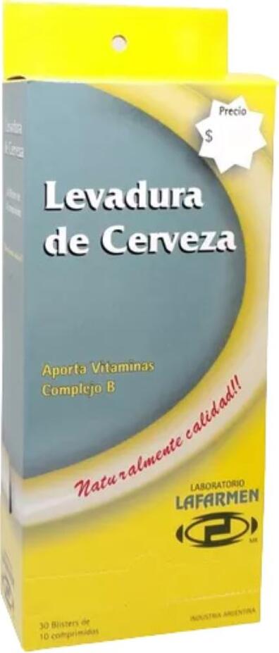 Levadura de Cerveza 30 Blíster x 10 comp - Lafarmen