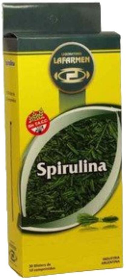 Espirulina 30 Blíster x 10 comp - Lafarmen