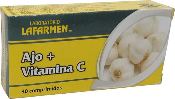 Ajo + Vitamina C x 30 comp - Lafarmen