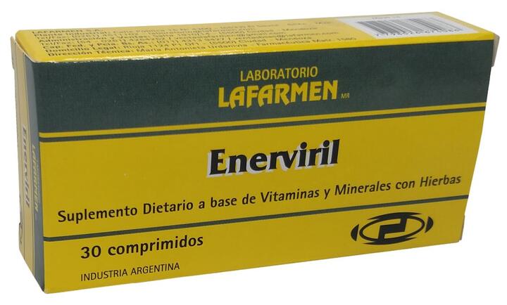 Enerviril x 30 comp - Lafarmen