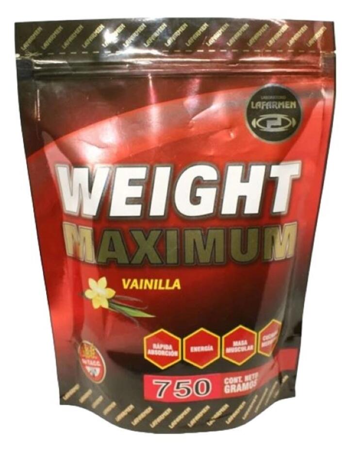 Weight Máximum Vainilla Pouch x 750 gr - Lafarmen