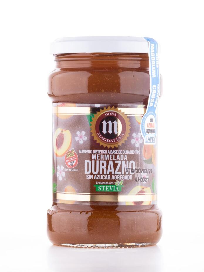 Mermelada de Durazno Con Stevia x 360 gr = Doña Magdalena