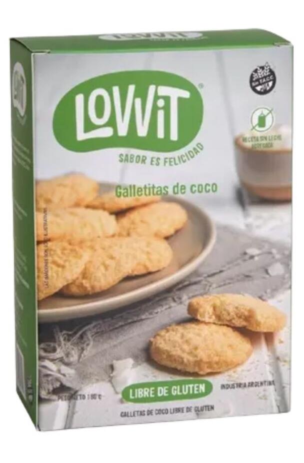 Galletitas de Coco x 180 gr - Lovvit