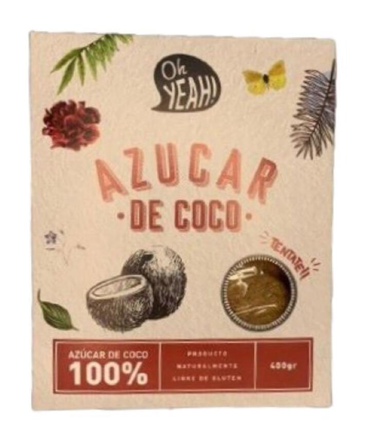 Azúcar de Coco Natural x 400 gr = Oh Yeah