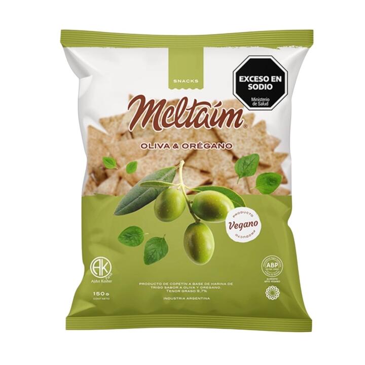 Snack Oliva y Orégano x 150 gr - Meltaim