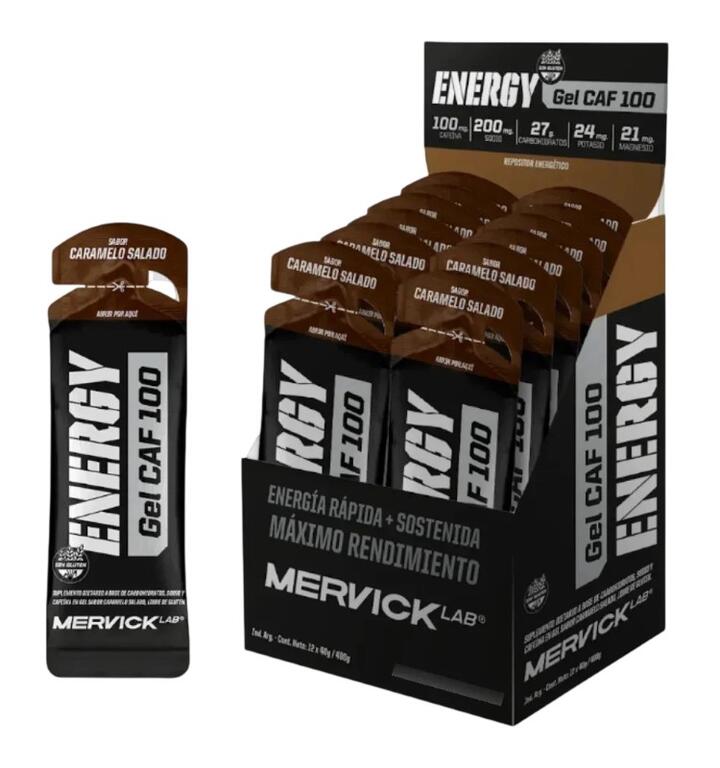 Gel Energy CAF 100 Caramelo Salado x 12 unid x 46 gr = Mervick