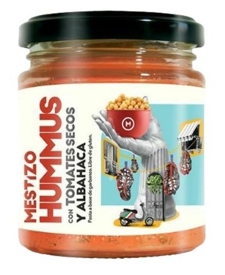 Hummus Tomate Seco y Albahaca x 175 gr Mestizo