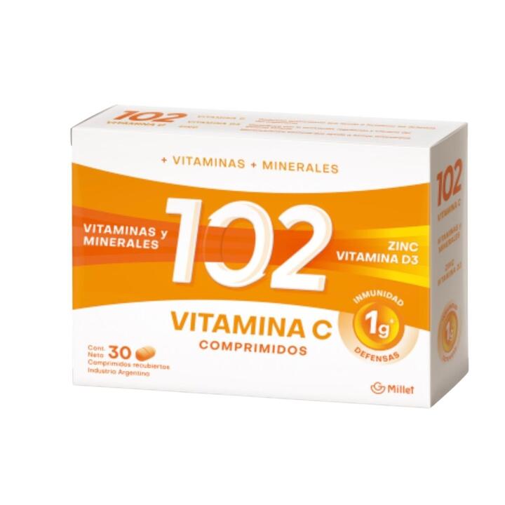 102 Años Vitamina C x 30 comp Gramon