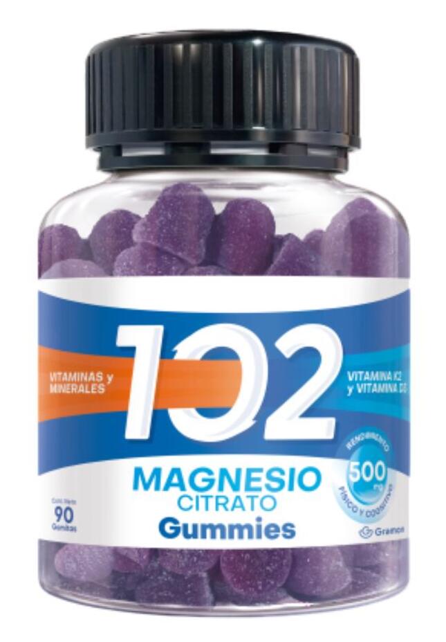 102 Años Magnesio Gummies x 90 comp Gramon