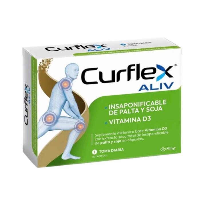 Curflex Aliv Insaponificable de Soja y Palta + D3 x 30 caps Gramon