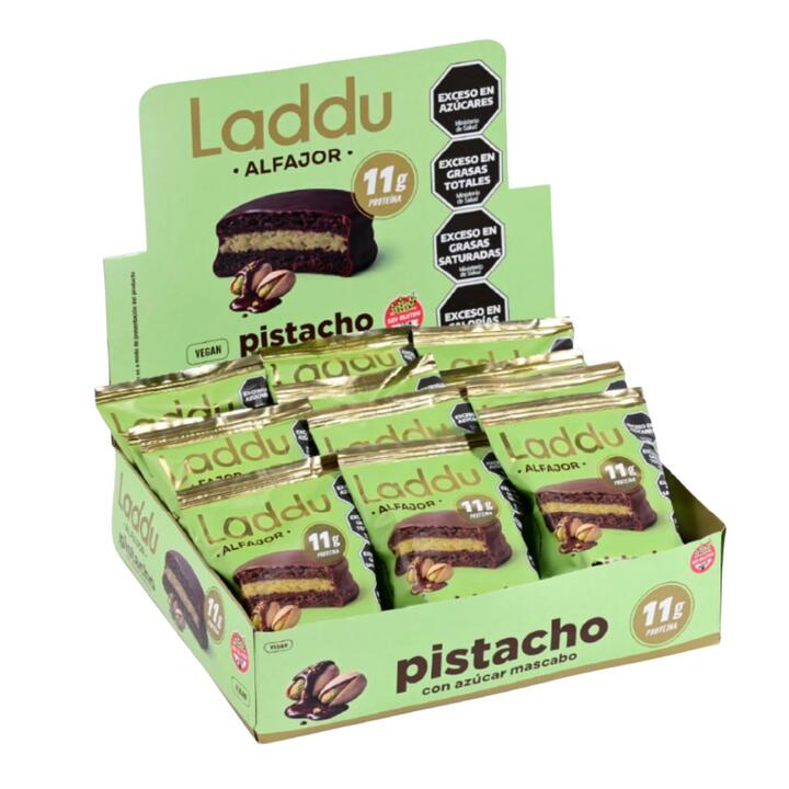 Alfajor Pistacho x 12 unid Laddubar