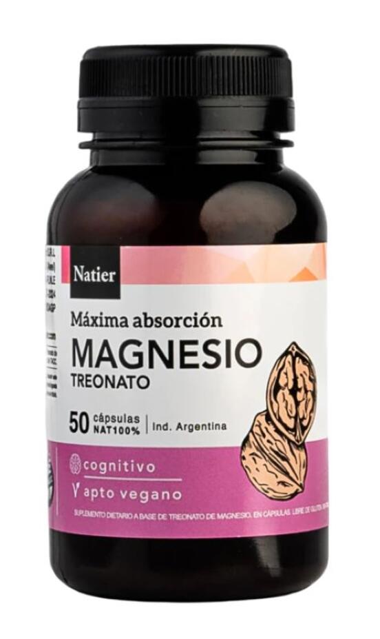Magnesio Treonato x 50 caps - Natier