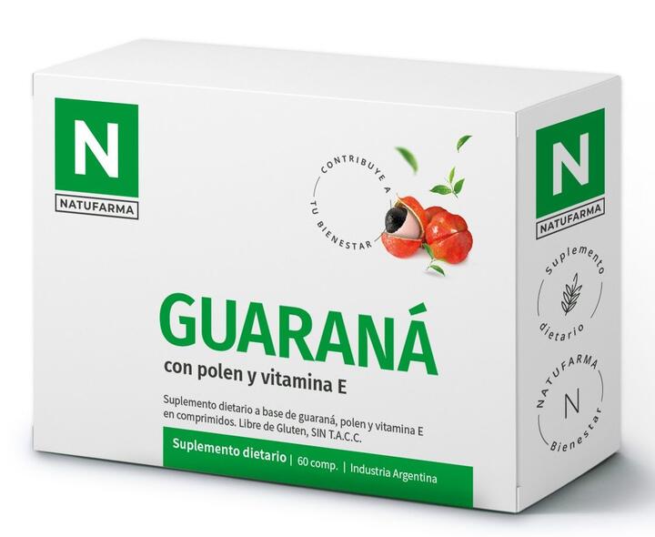 Guaraná x 60 comp Natufarma