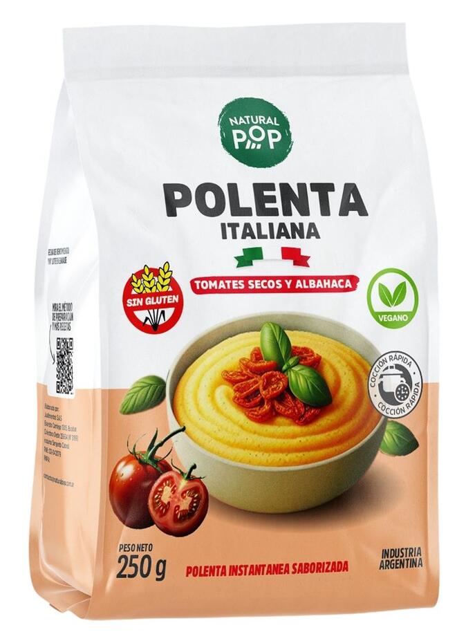 Polenta Italiana x 250 gr - Natural Pop