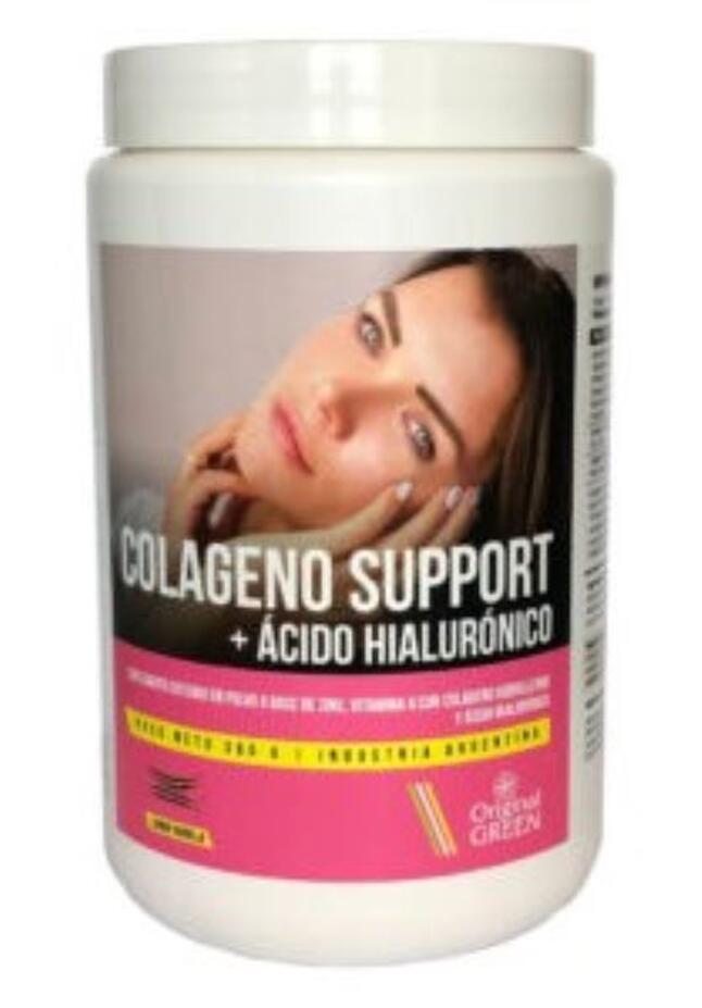 Colágeno Support + Acido Hialuronico x 360 = Original Green