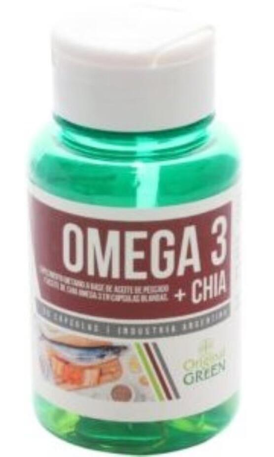 Omega 3 (Ac Pescado + Chía) x 30 caps = Original Green