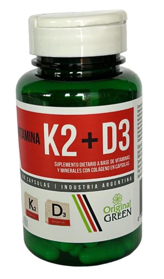 Vitamina K2 + D3 x 30 comp = Original Green